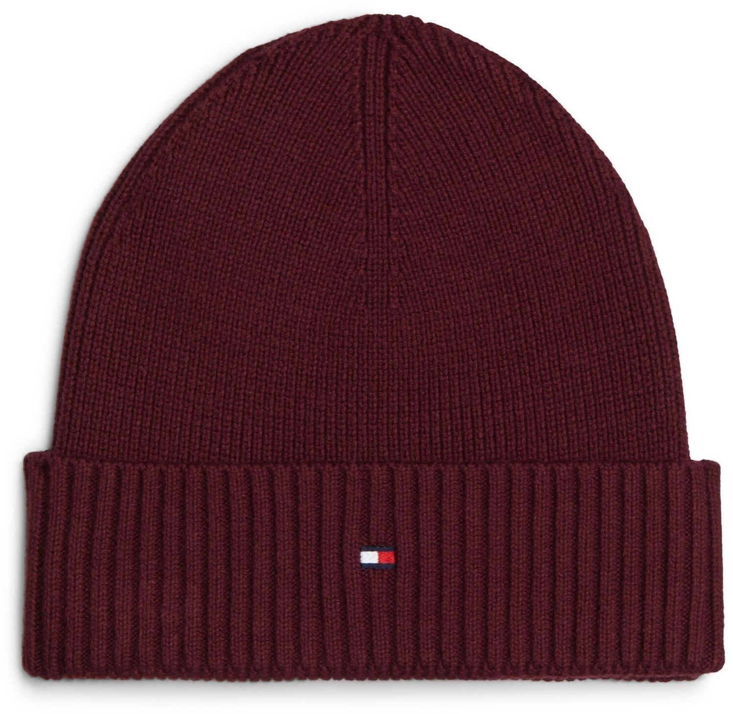 Tommy Hilfiger Flag Beanie with Cashmere (AM0AM12796) deep rouge
