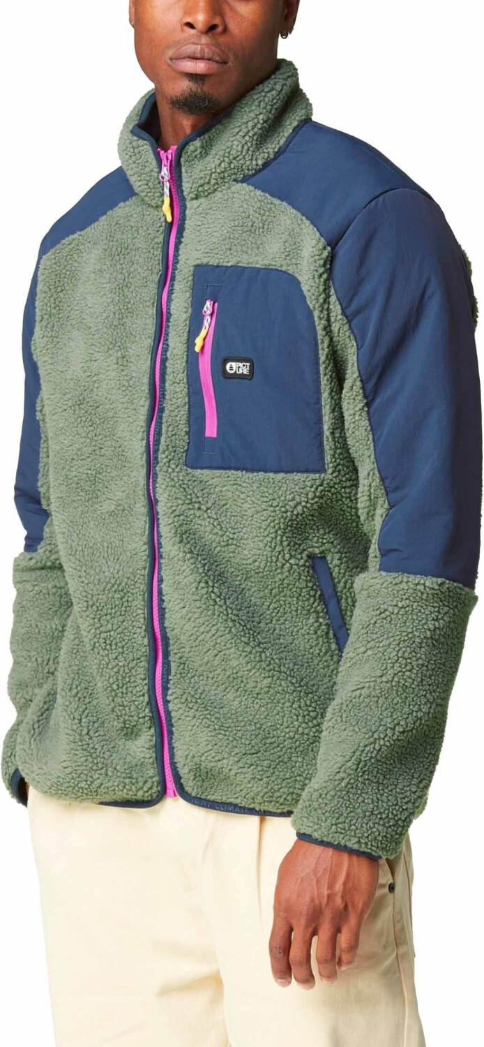 Picture Quilchena Zip Fleece green dark blue