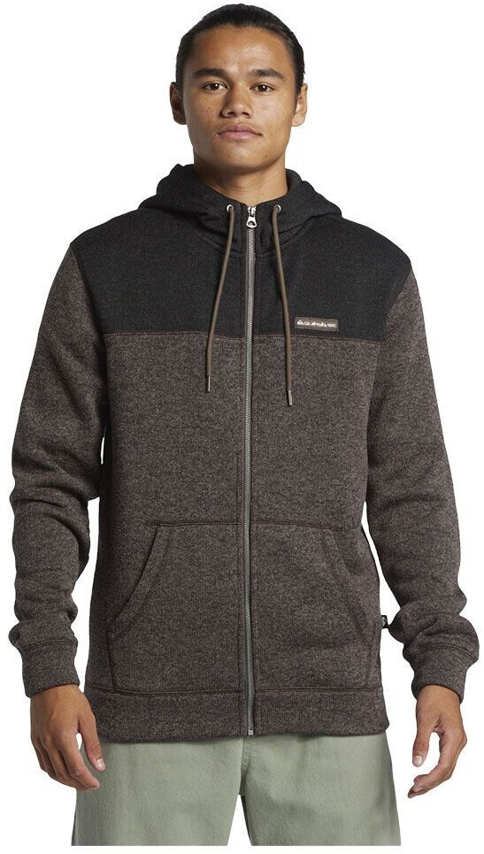 Quiksilver Keller Block Zip Sweatshirt canteen heather