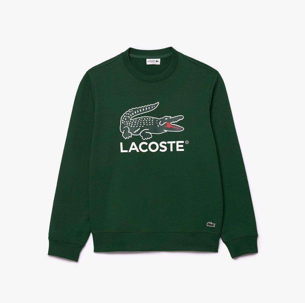 Lacoste Big Logo Sweatshirt green