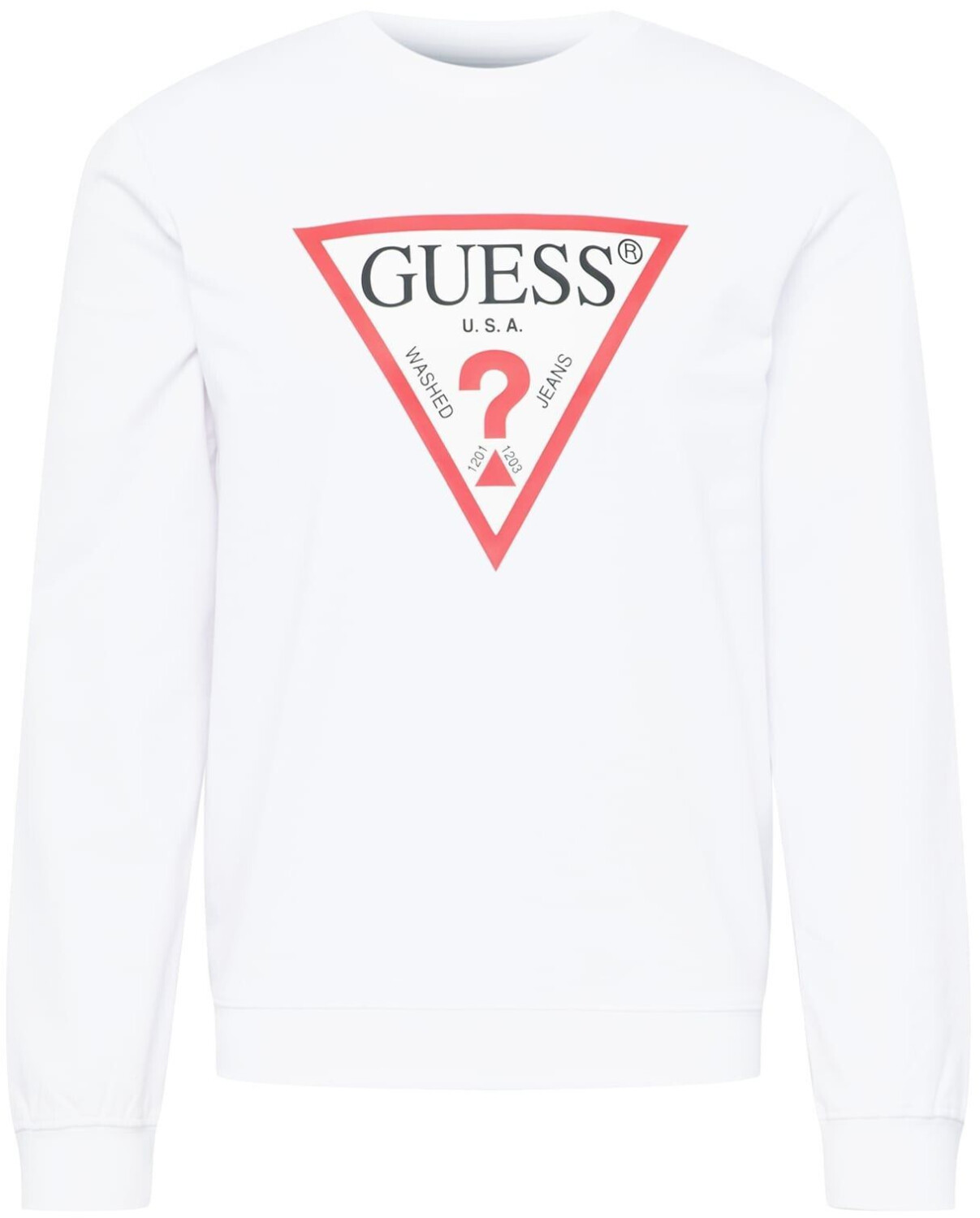 Guess Sweatshirt 'Audley' red black white
