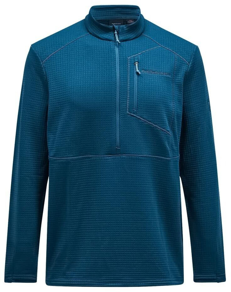 Peak Performance Trail Polartec Half Zip blue black