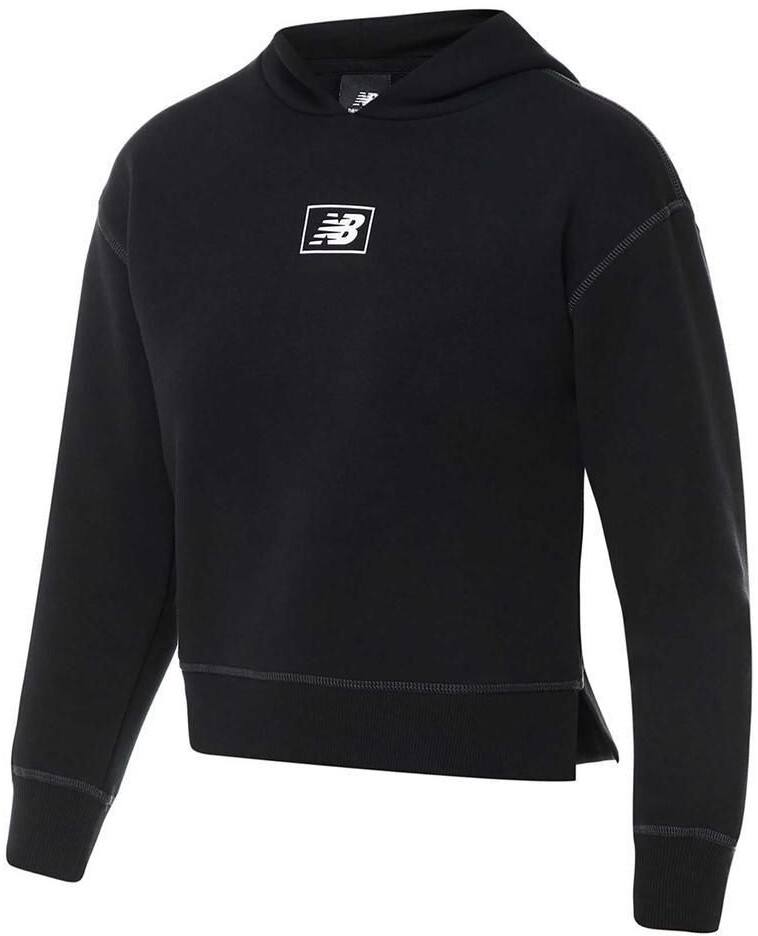 New Balance Essentials Graphic BB Junior Hoodie black white