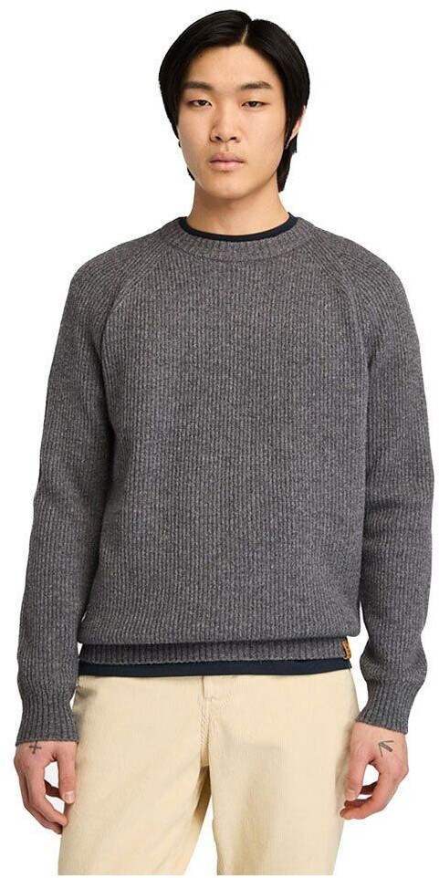 Timberland Phillips Brook Pullover with Raglan Sleeves gray