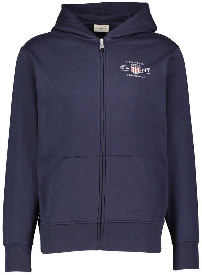GANT Hooded Sweatjacket GRAPHIC navy