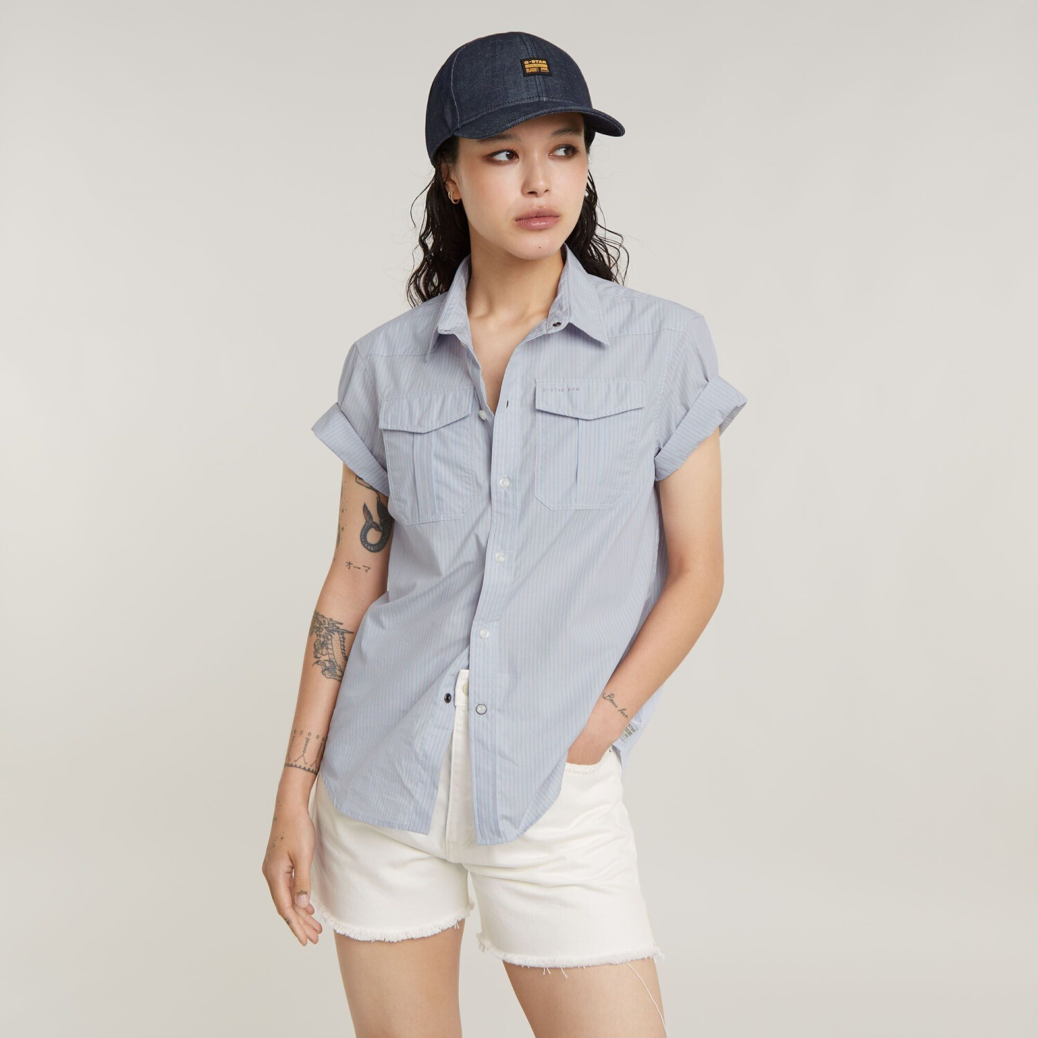 G-Star Military Button Down Shirt multicolored D24592-C667-G460