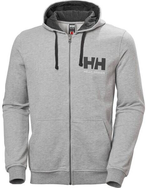 Helly Hansen HH Logo Full Zip Hoodie grey melange