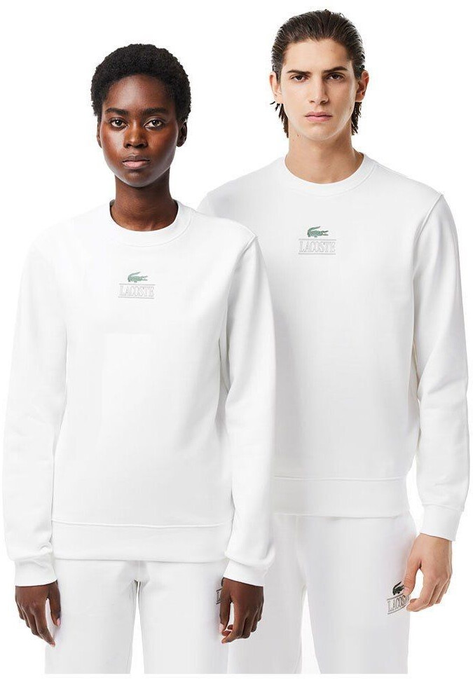 Lacoste Vintage Logo Sweatshirt white