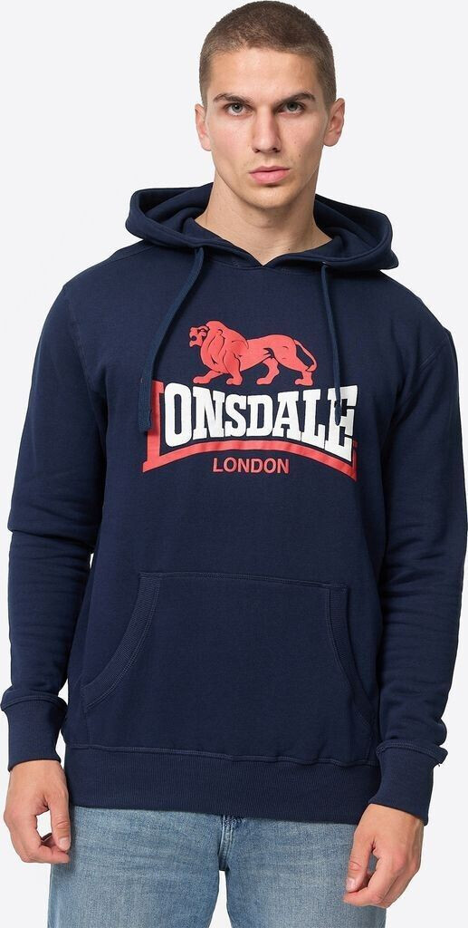 Lonsdale Hoodie Thurning navy red white