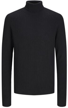 Jack & Jones JJPANNEL Knit Roll Neck AW24 Sweater black