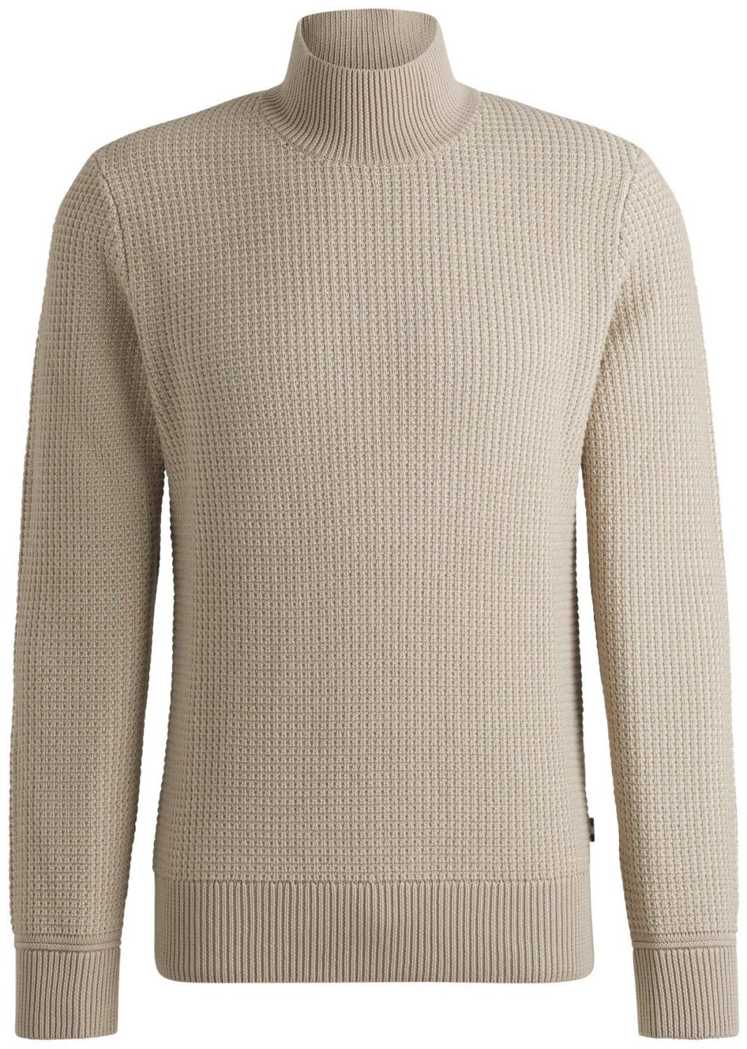 Hugo Boss Sweater stand collar cotton wool 50526833 light beige