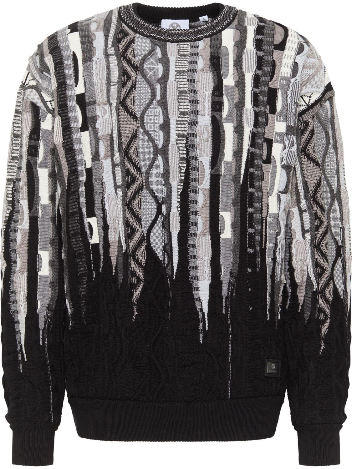 Carlo Colucci Knit Sweater Sweatshirt-Knit black
