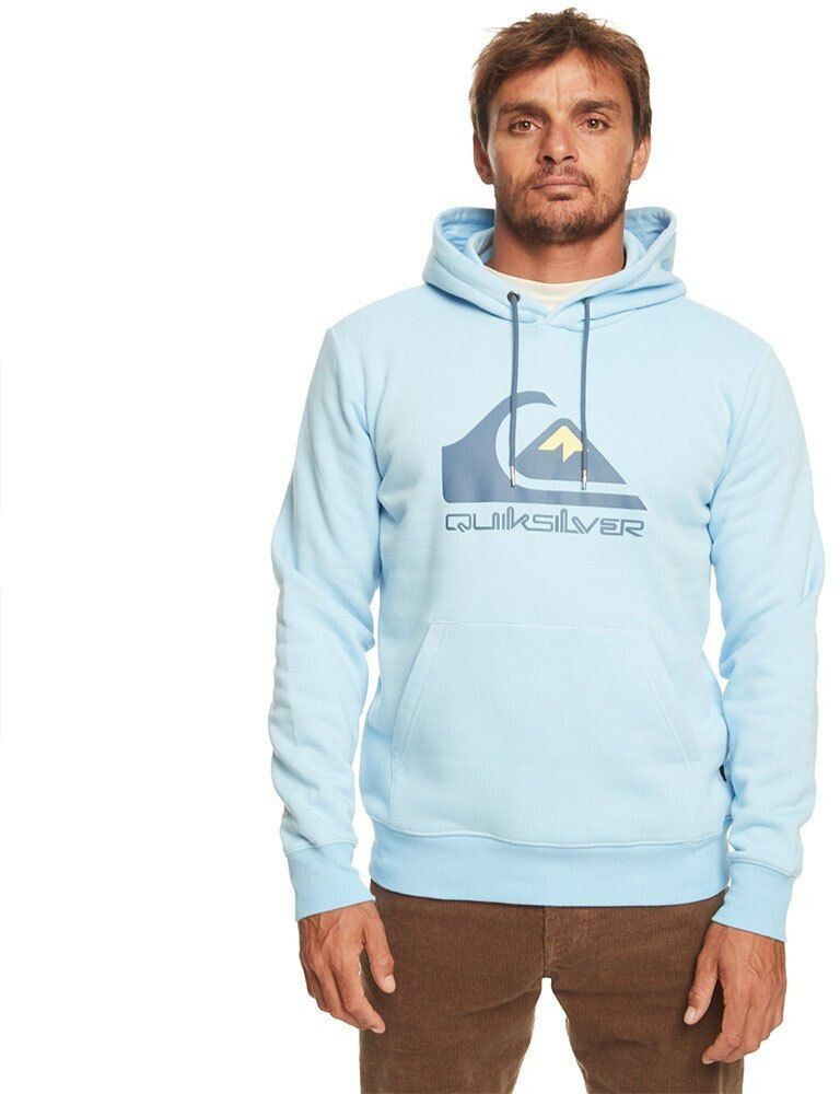 Quiksilver Big Logo Hoodie blue black