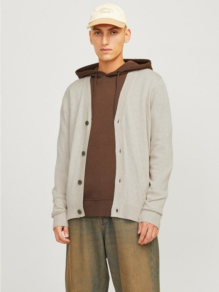 Jack & Jones Emil Knit Cardigan oatmeal melange 12257492