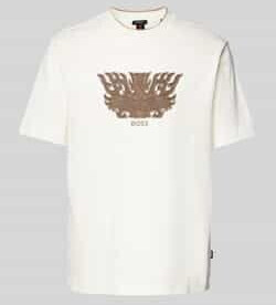 Hugo Boss T-Shirt 'Taut' graphic and label stitching