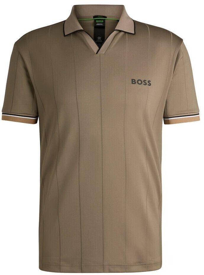 Hugo Boss Polo Shirt with Four-Way Stretch Style Palle MB 50530768 beige
