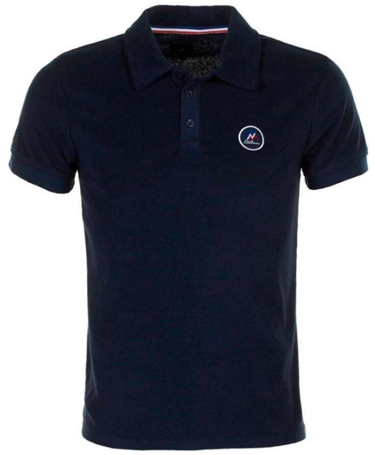 Peak Mountain Congeak Xj Men's Polo Shirt short-sleeved terry navy