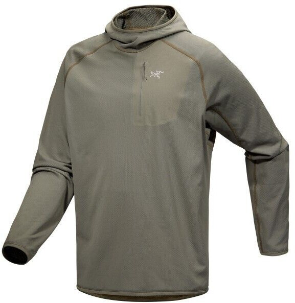 Arc'teryx Delta Pullover Hoody Fleece Pullover grey forage