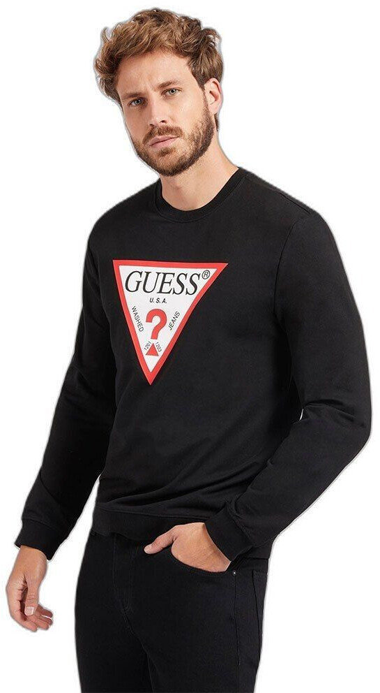 Guess Triangle Logo Sweatshirt black