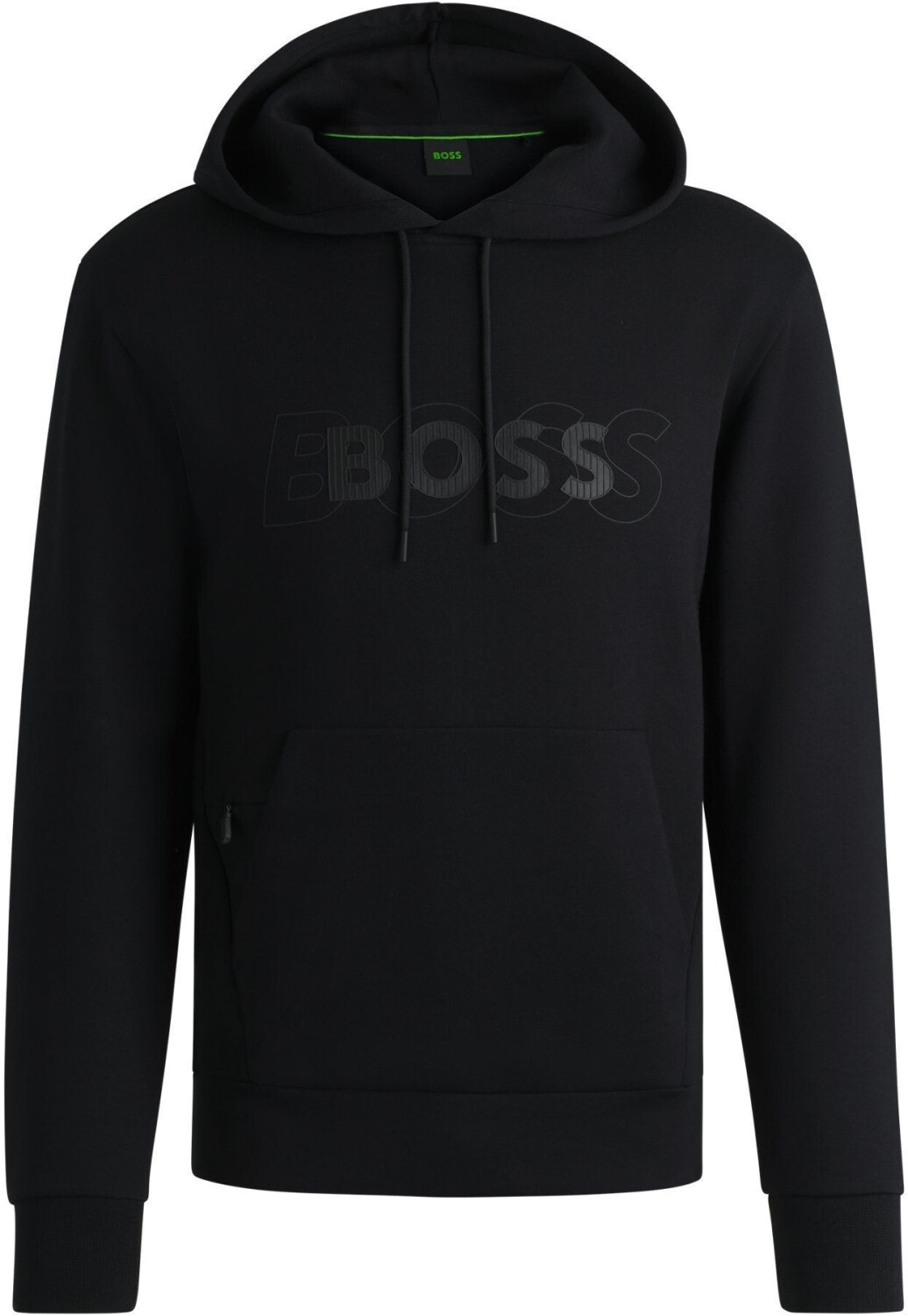 Hugo Boss Stretch cotton Hoodie Soody DN Badge 50540230 black