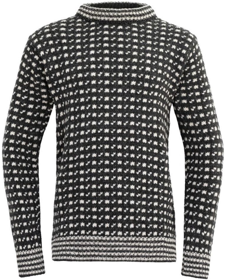 Devold Original Islander Crew Neck anthracite offwhite