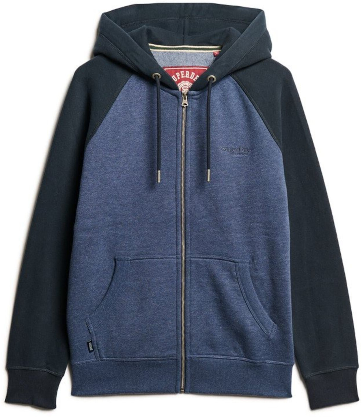 Superdry Sweatjacket 'Essential' navy blue marl