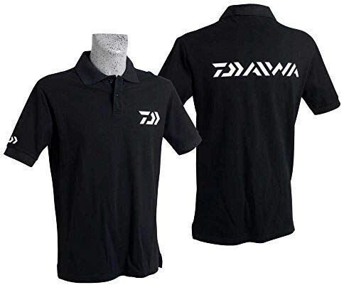 Daiwa Polo Black Short Sleeves