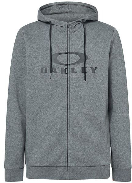 Oakley Bark Full Zip Hoodie grey black