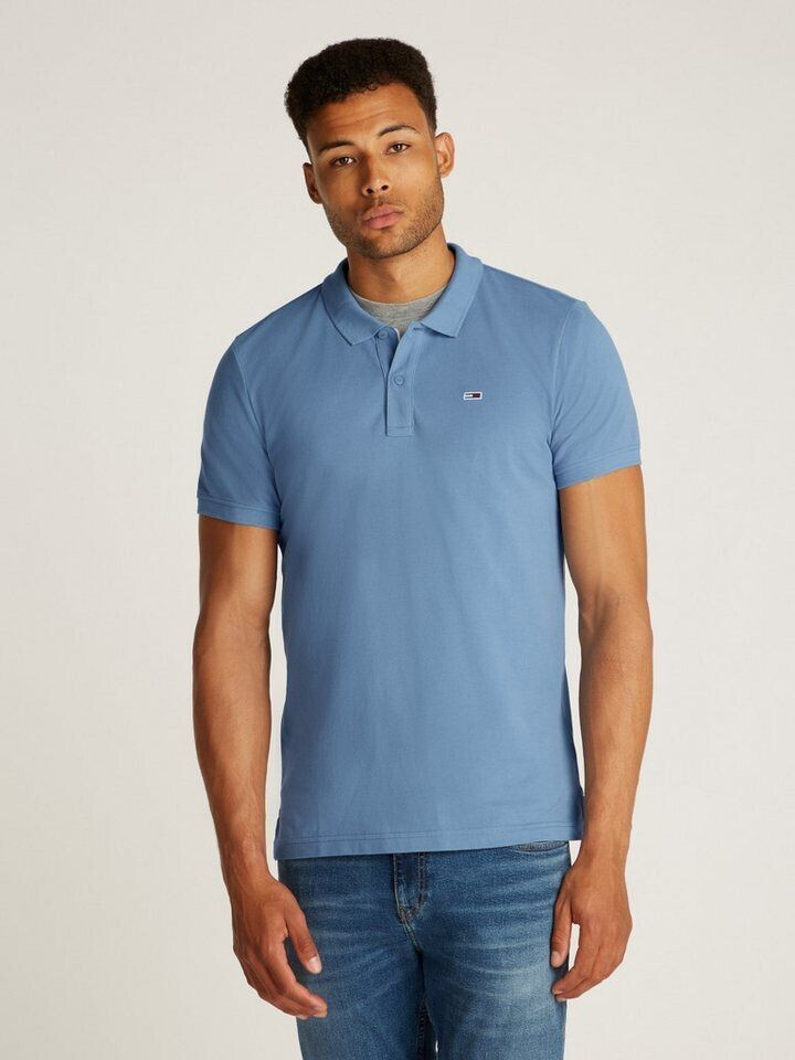 Tommy Hilfiger TJM SLIM PLACKET POLO Pique colorado blue