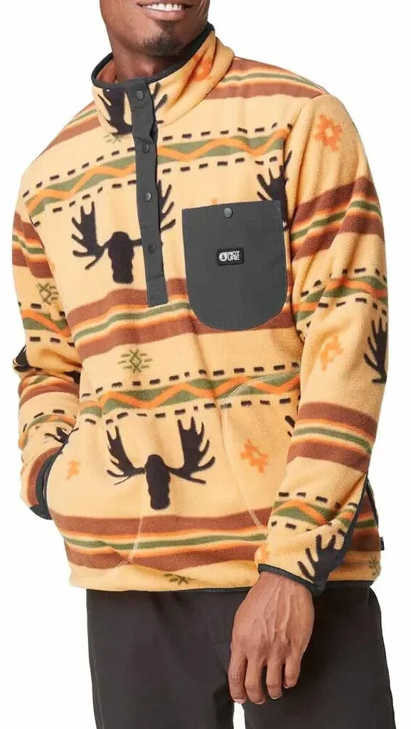 Picture Oravik Fleece Pullover beige elk