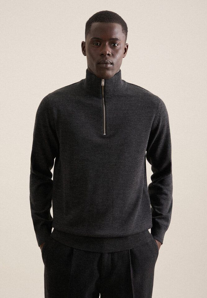 Seidensticker Turtleneck Sweater Regular gray 01 142980-0034