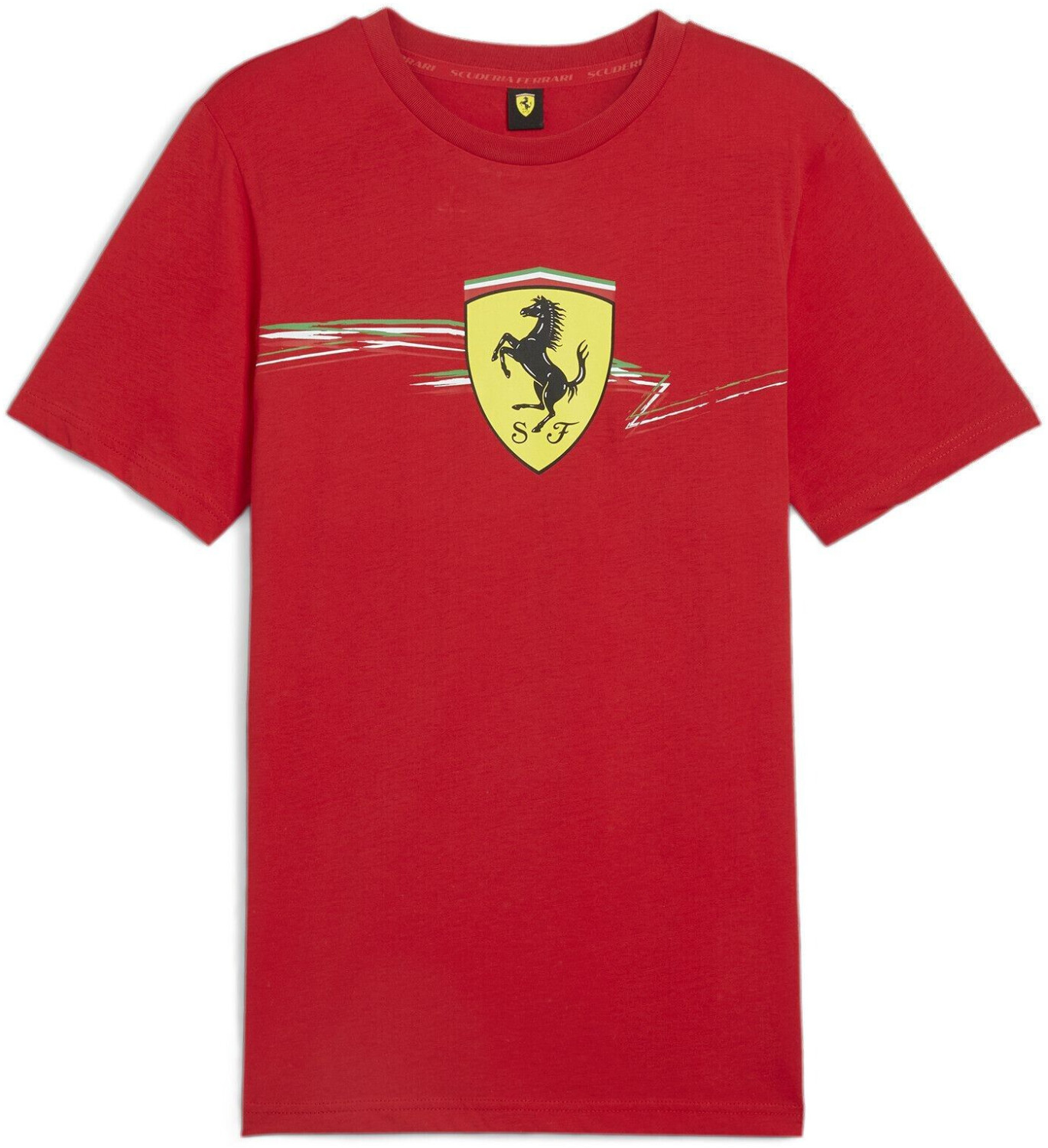 Puma Scuderia Ferrari Race Big Shield T-Shirt rosso corsa