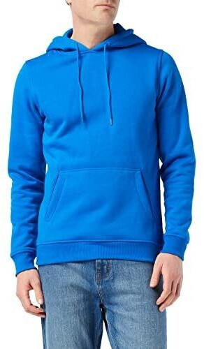 Build Your Brand Heavy Hoodie blue black