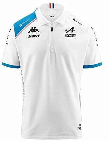 Kappa Acrem Alpine F1 T-Shirt white blue