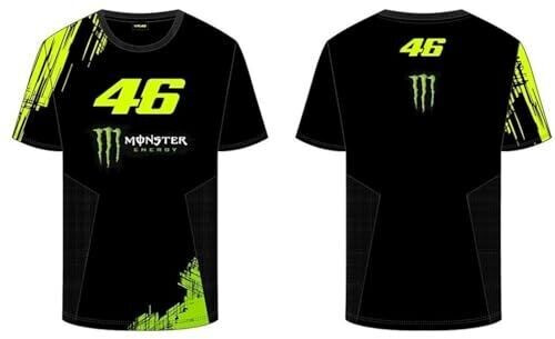 VR46 Vr46 Monster Dual Line T-Shirt black