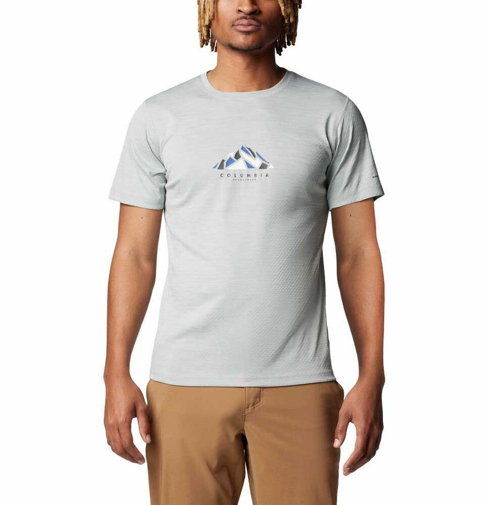 Columbia Zero Rules Graphic T-Shirt grey blue white