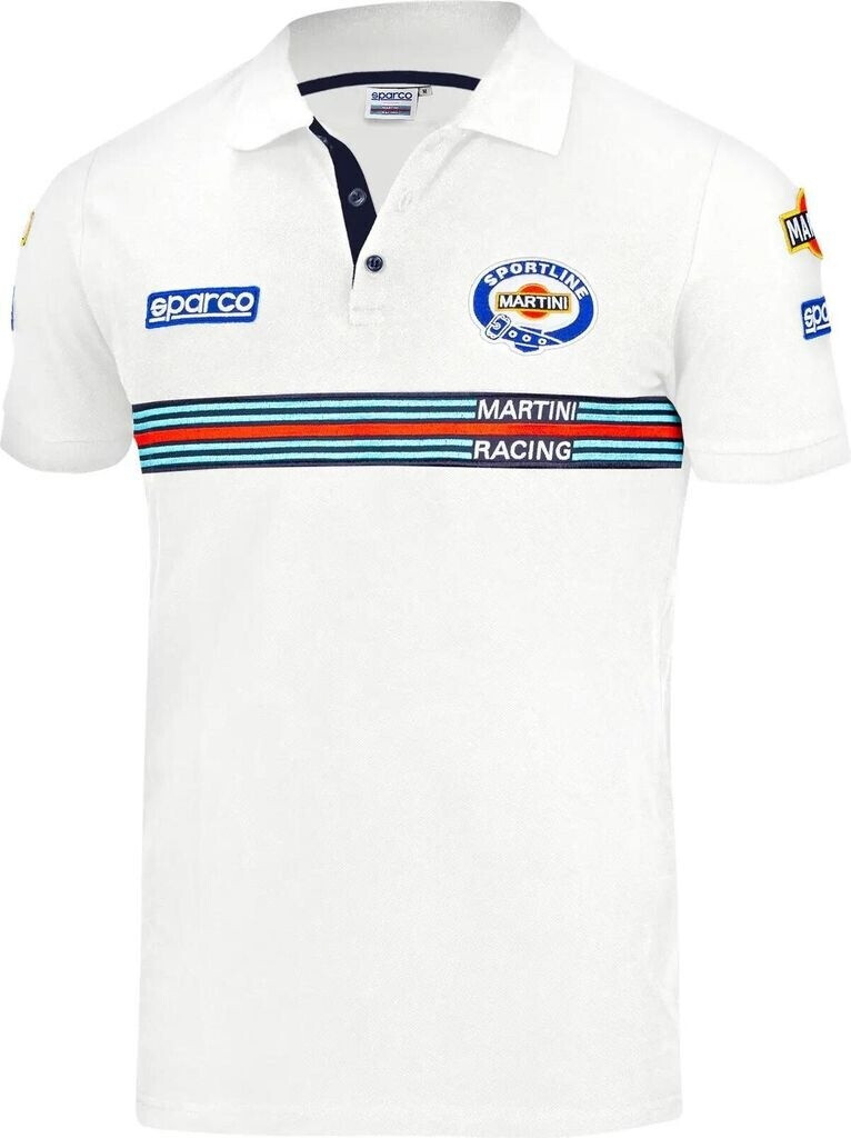 Sparco Martini Racing Polo Shirt white