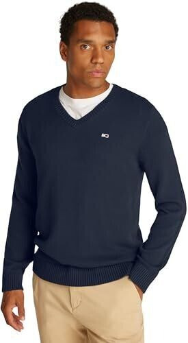 Tommy Hilfiger Slim Essential V-Neck Sweater dark night navy