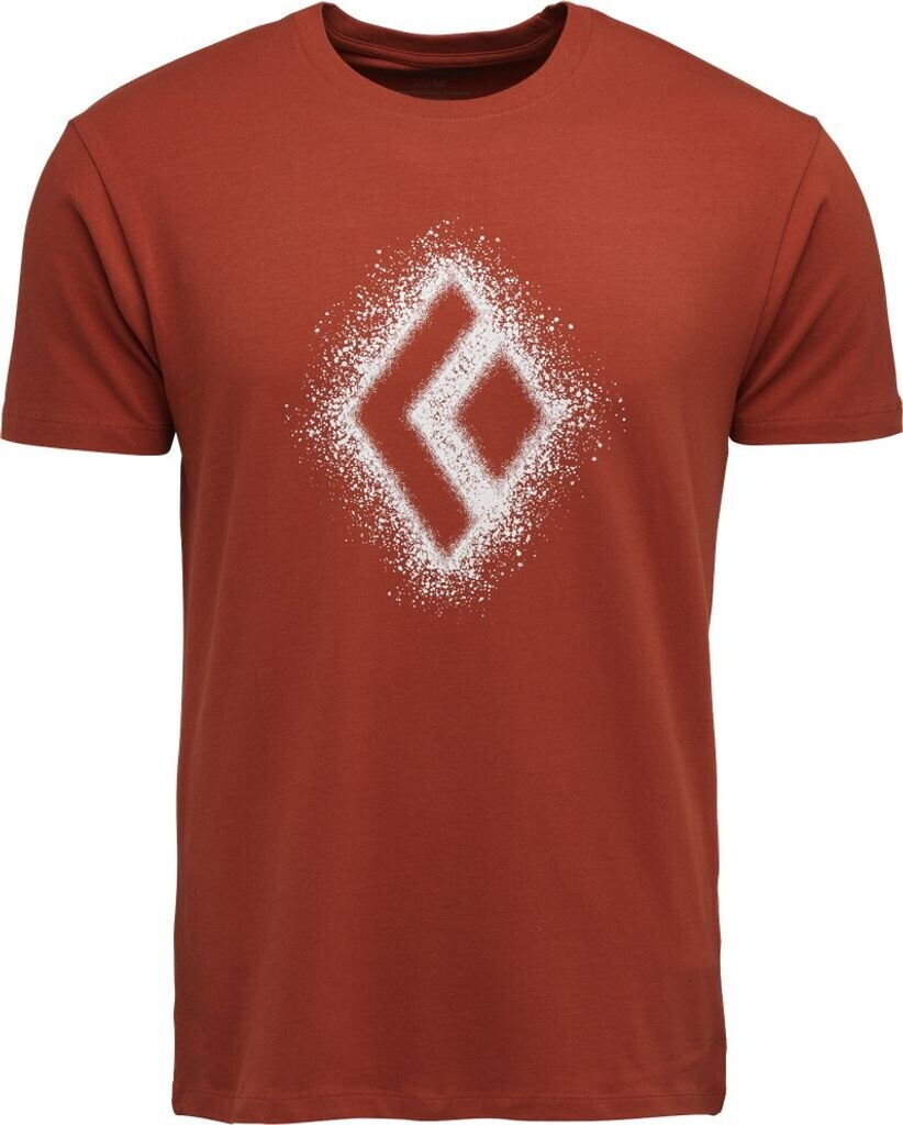 Black Diamond Chalked Up Men's T-Shirt short sleeve burnt sienna