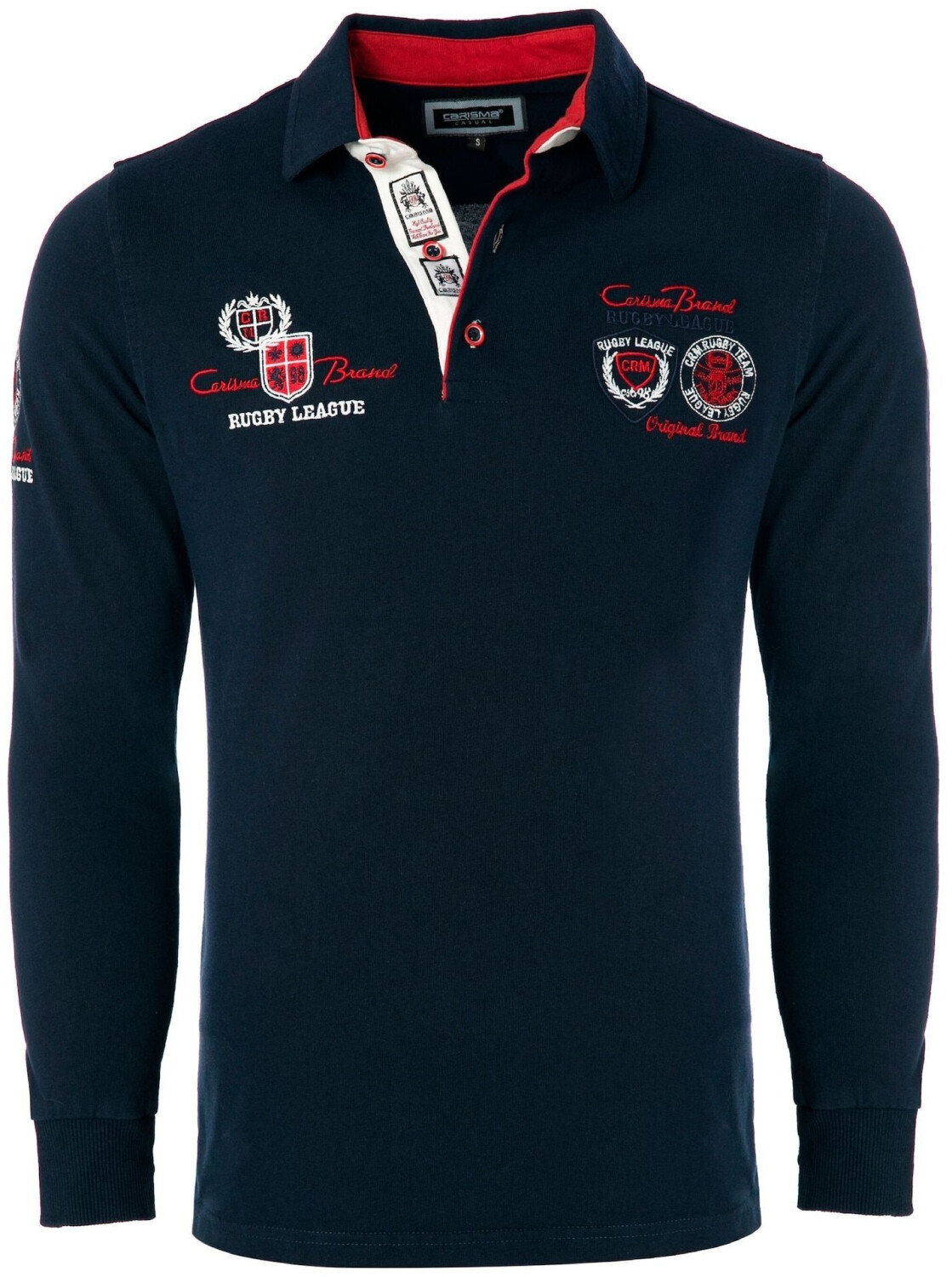 Carisma Polo Shirt dark blue cherry red white