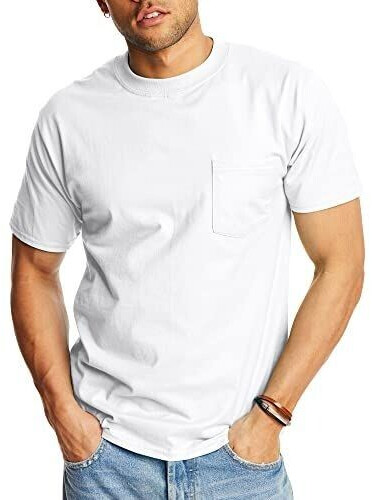 Hanes Beefy-T Short Sleeve Shirt white
