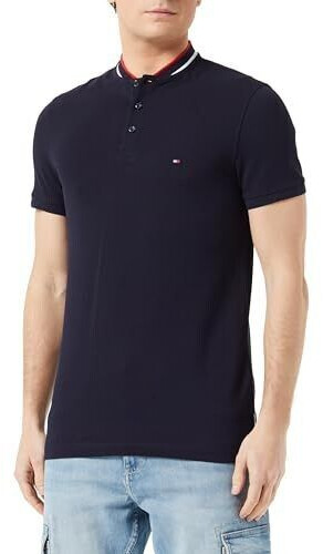 Tommy Hilfiger Mao Rwb Tipped Slim Polo Regular Fit blue desert sky