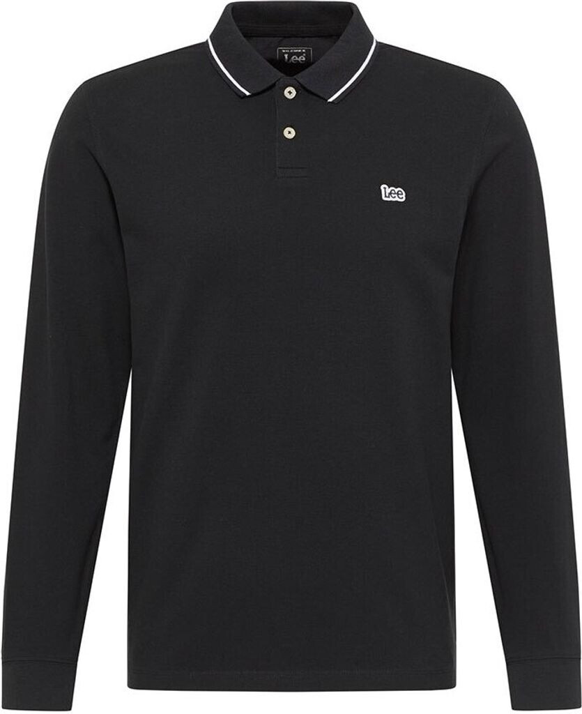 Lee LS Pique Polo Shirt black