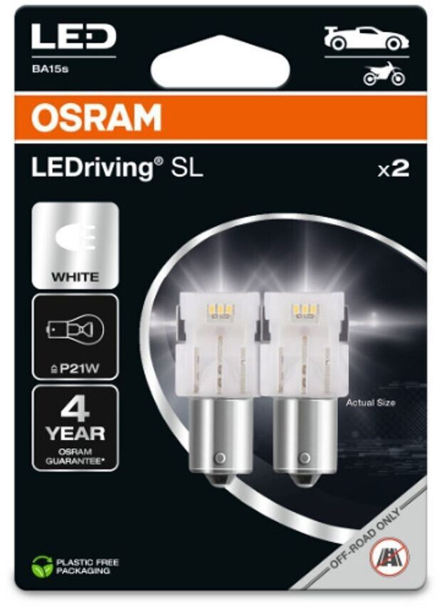 Osram P21W LEDriving SL White 6000K 12V (7506DWP-2BL)