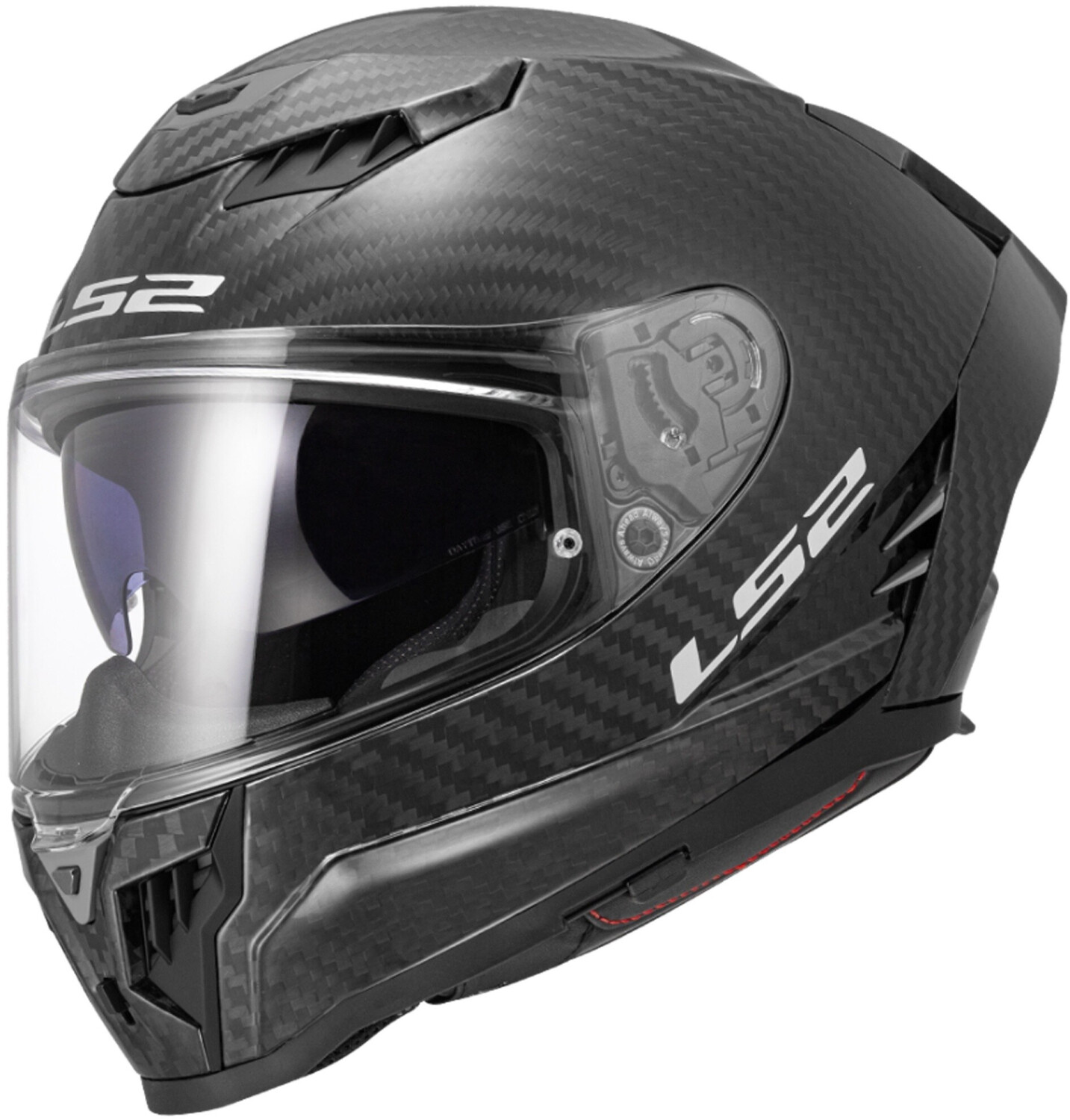 LS2 FF807 Dragon Matt Carbon noir