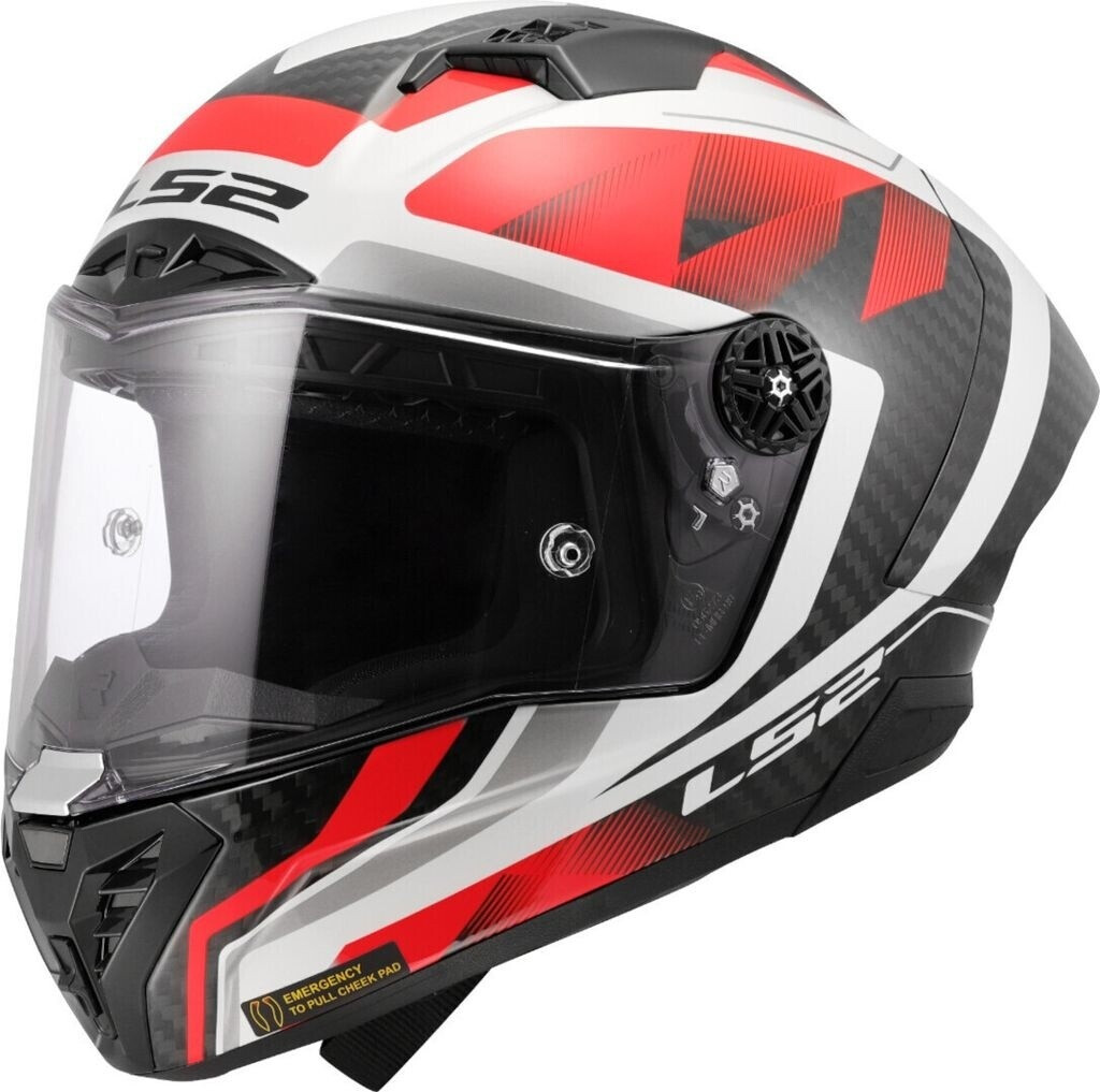 LS2 FF805 Thunder GP Aero Raute gloss white/red