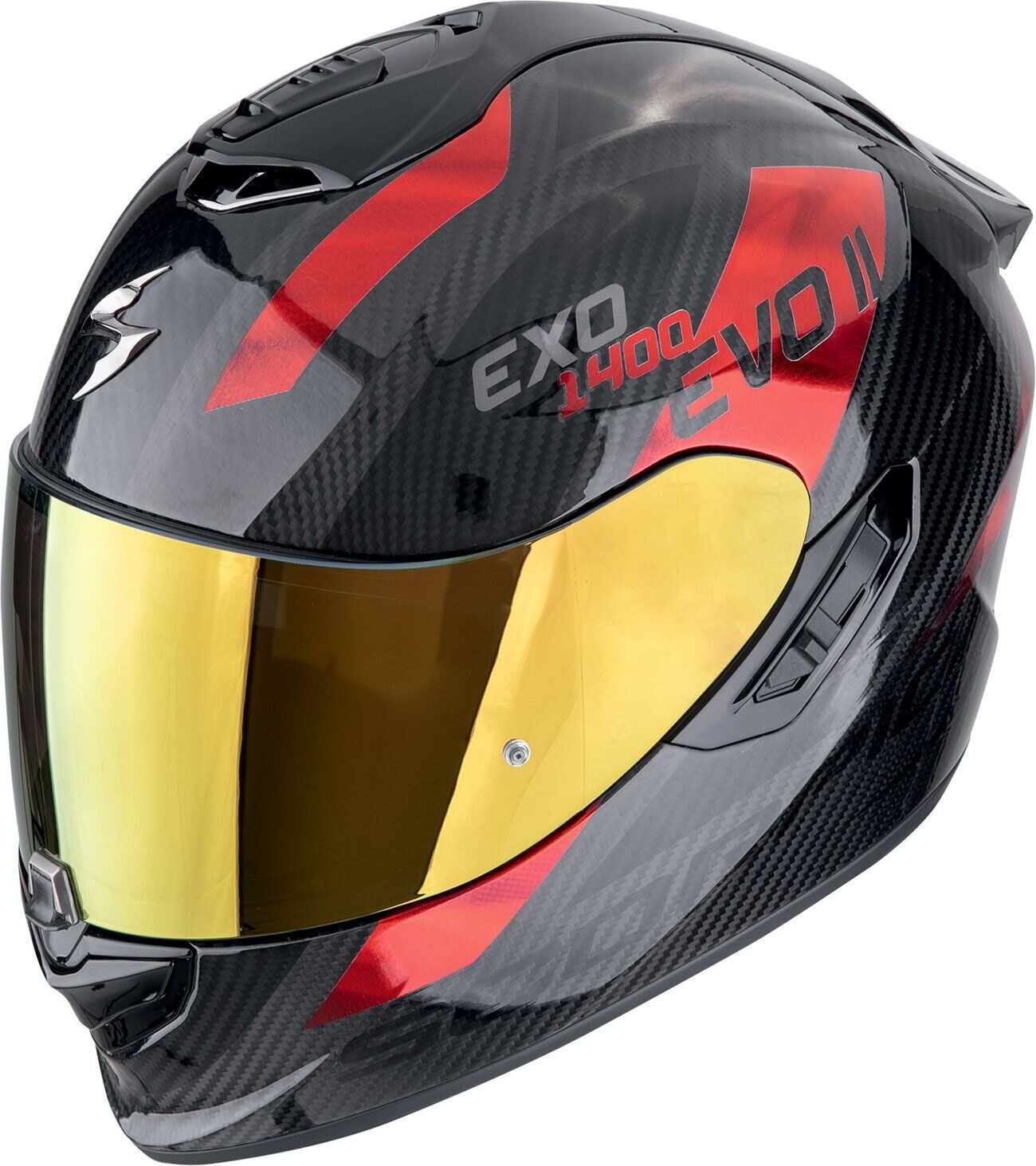 Scorpion Exo-1400 Evo II Carbon Air Platted black/red