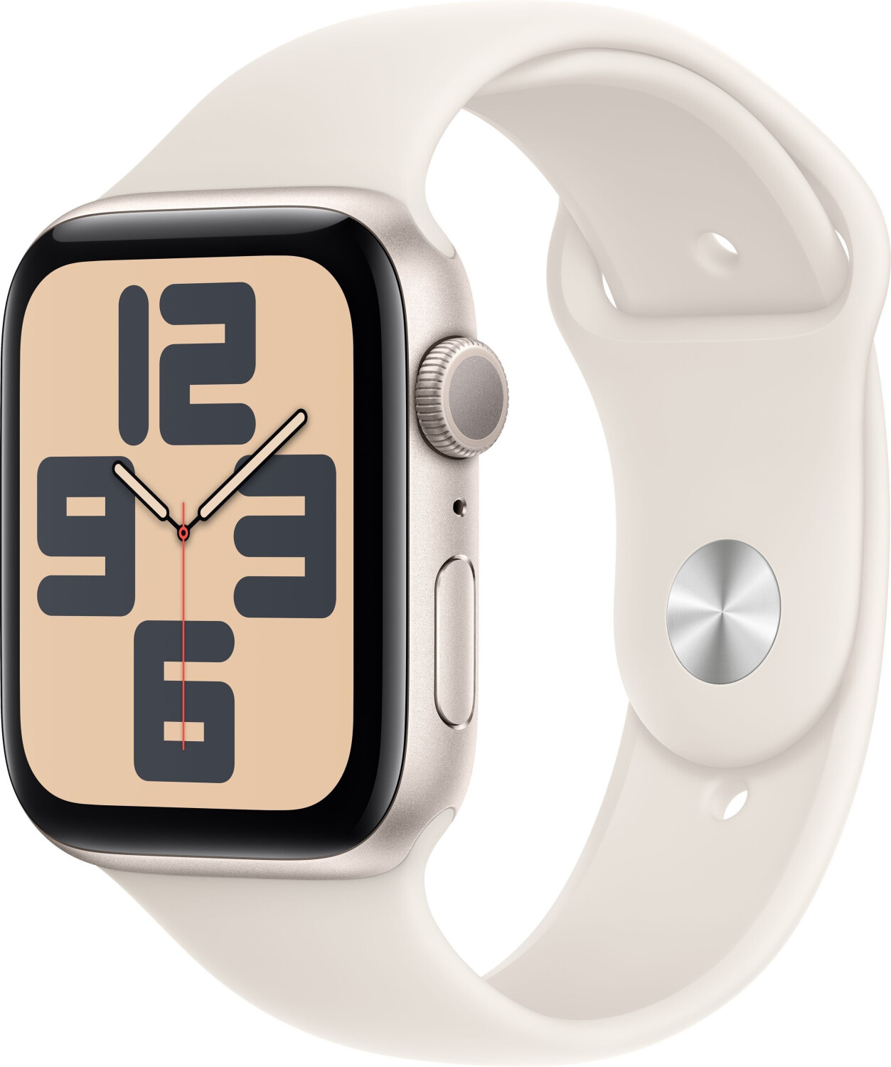 Apple Watch SE 2022 GPS 44mm Polarstern Sportarmband Polarstern S/M