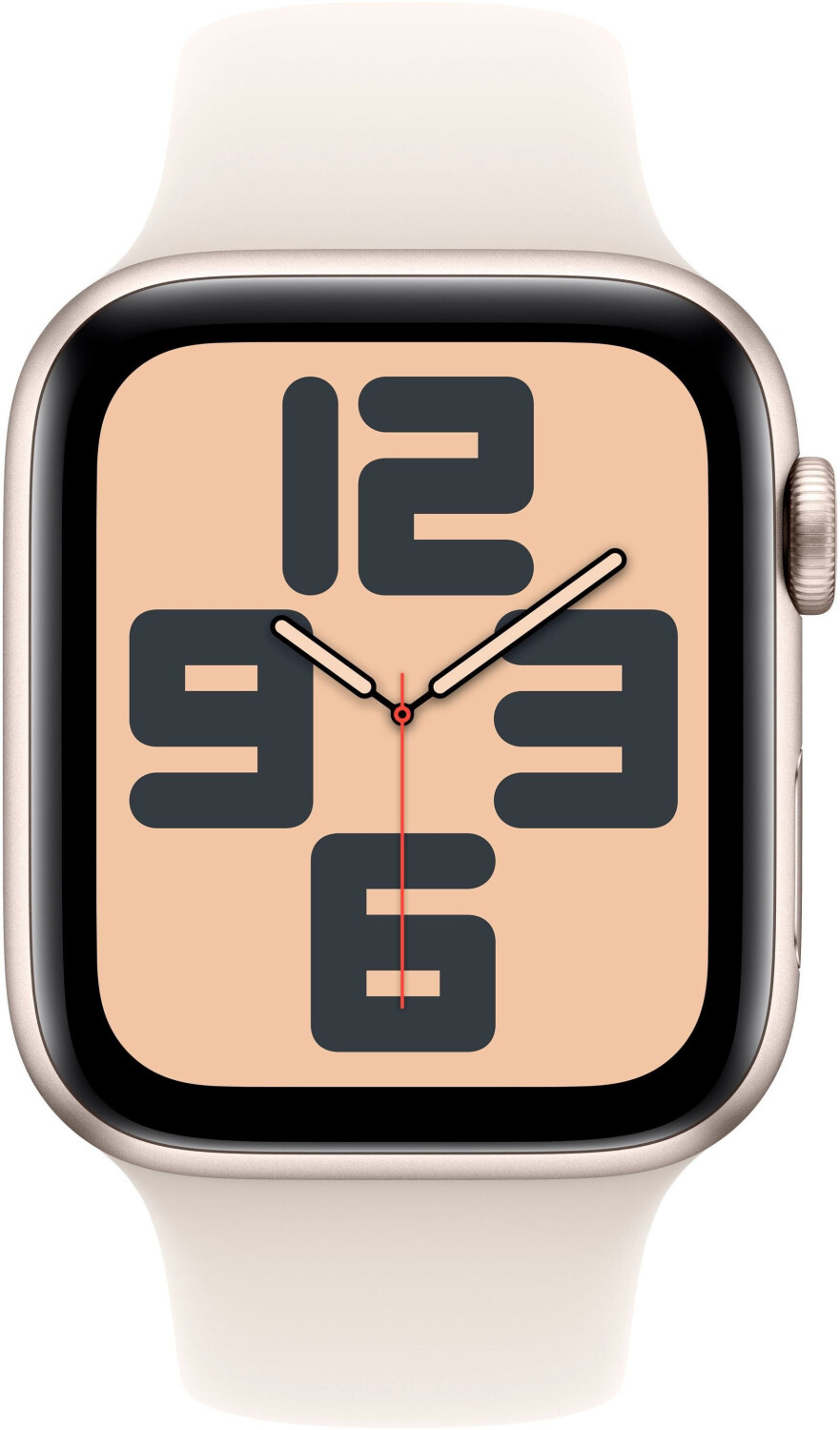 Apple Watch SE 2022 GPS 44mm Polarstern Sportarmband Polarstern S/M