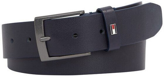 Tommy Hilfiger Leather Square Buckle Belt (AM0AM12547) space blue